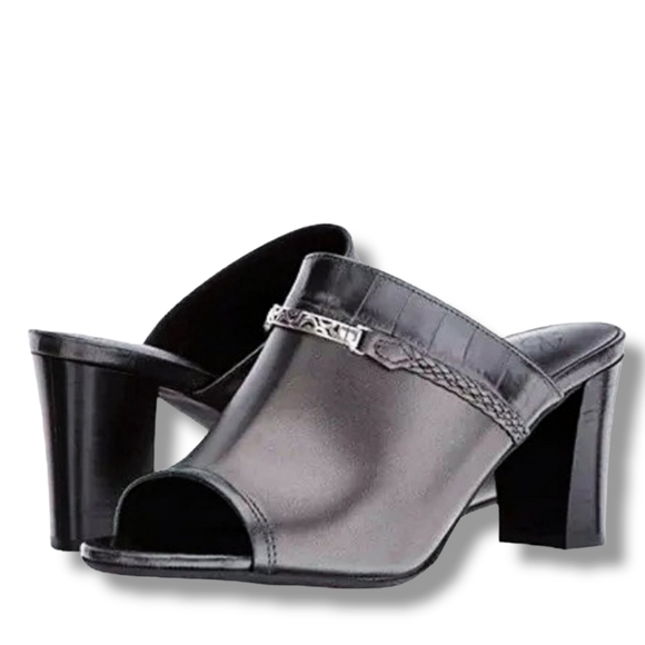 Brighton Peep Toe Leather Sandal